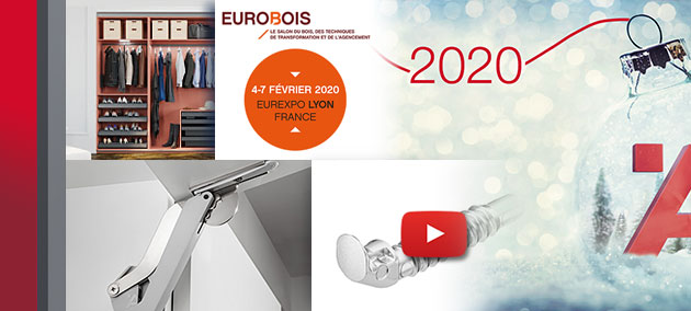 3 nouveautés + invitations pour Eurobois 2020