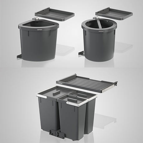Le système de tri des déchets Häfele, modulaire et astucieux