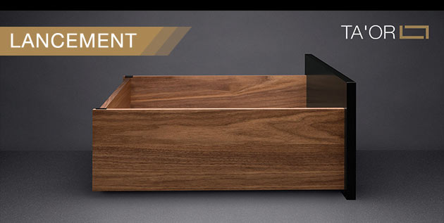TAOR Box, la nouvelle gamme de tiroirs design écoresponsables, personnalisés dès la première pièce, avec 9 millions de variantes !